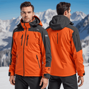 Men's technical outdoor ski jacket
