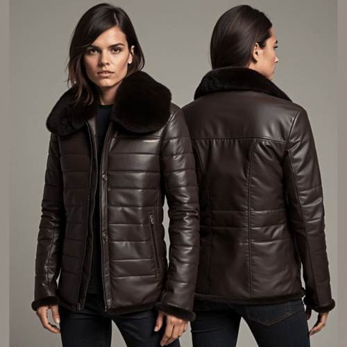 Women's Dark Brown Quilted Leather Jacket 1 women's dark brown quilted leather jacket