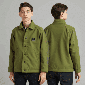 olive green utility jacket