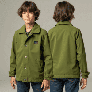 olive green youth jacket