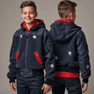 boys plush sherpa bomber jacket