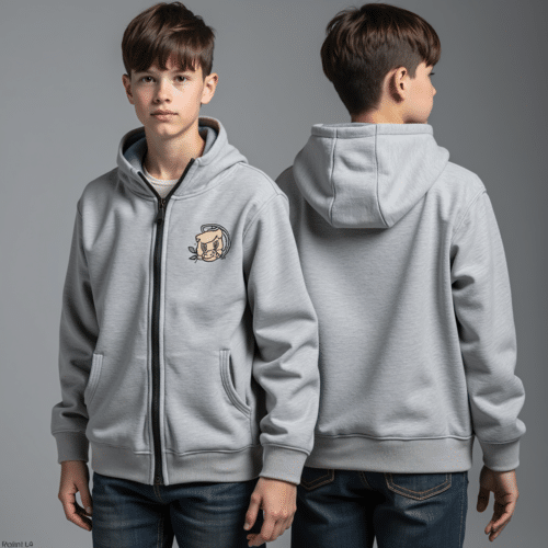 Youth full-zip hoodie helmet laurel patch 1 youth full-zip hoodie helmet laurel patch