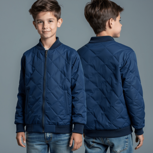navy quilted bomber jacket 1 navy quilted bomber jacket