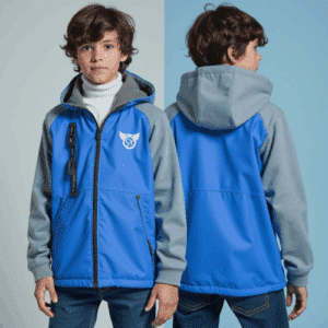youth hooded jacket with logo