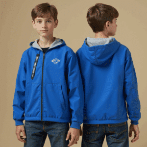 royal blue boys hooded jacket
