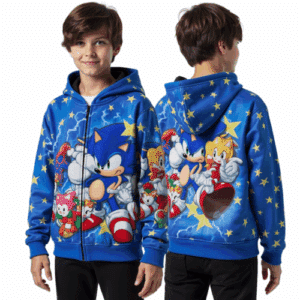 Sonic graphic hoodie for kids